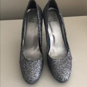 Stuart Weitzman Glitterswoon pumps